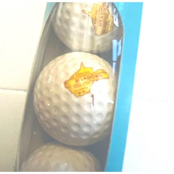 Vtg ZIPPO SDX GOLF BALLS Kenton Meadows Box 4 Sleeves 12 Balls - Picture 3 of 7